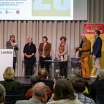 Gesprächsrunde mit Gerda Weichsler-Hauer, Ulrike Kneidinger-Peherstorfer, Herbert Offenberger, Jasmine Chansri und Landesrat Stefan Kaineder