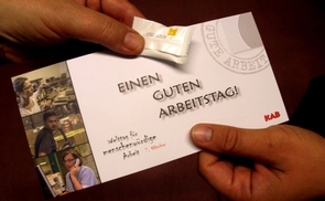 Wunsch für einen guten Arbeitstag