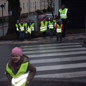 Besuch des Verkehrspolizisten